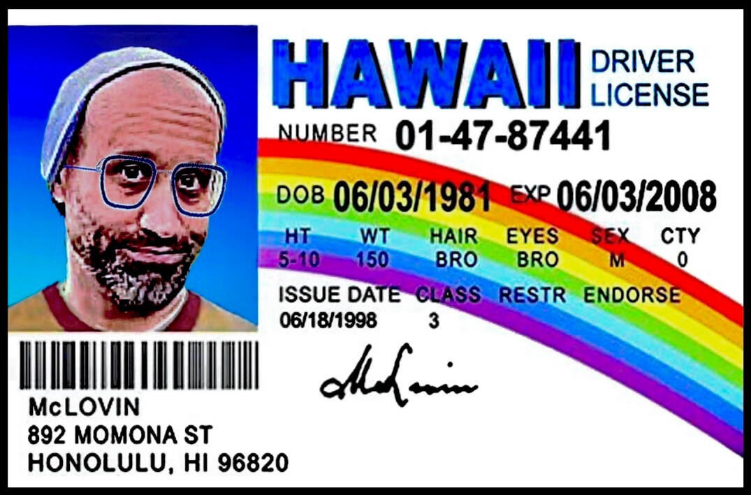 McLovin Tryfon ID