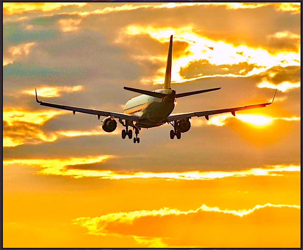 Sun Set Plane