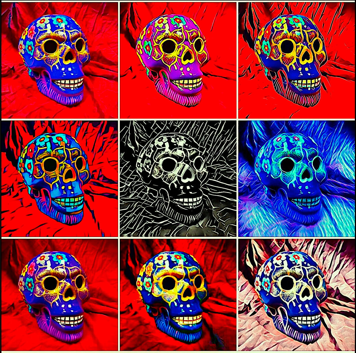 Color Your Skull