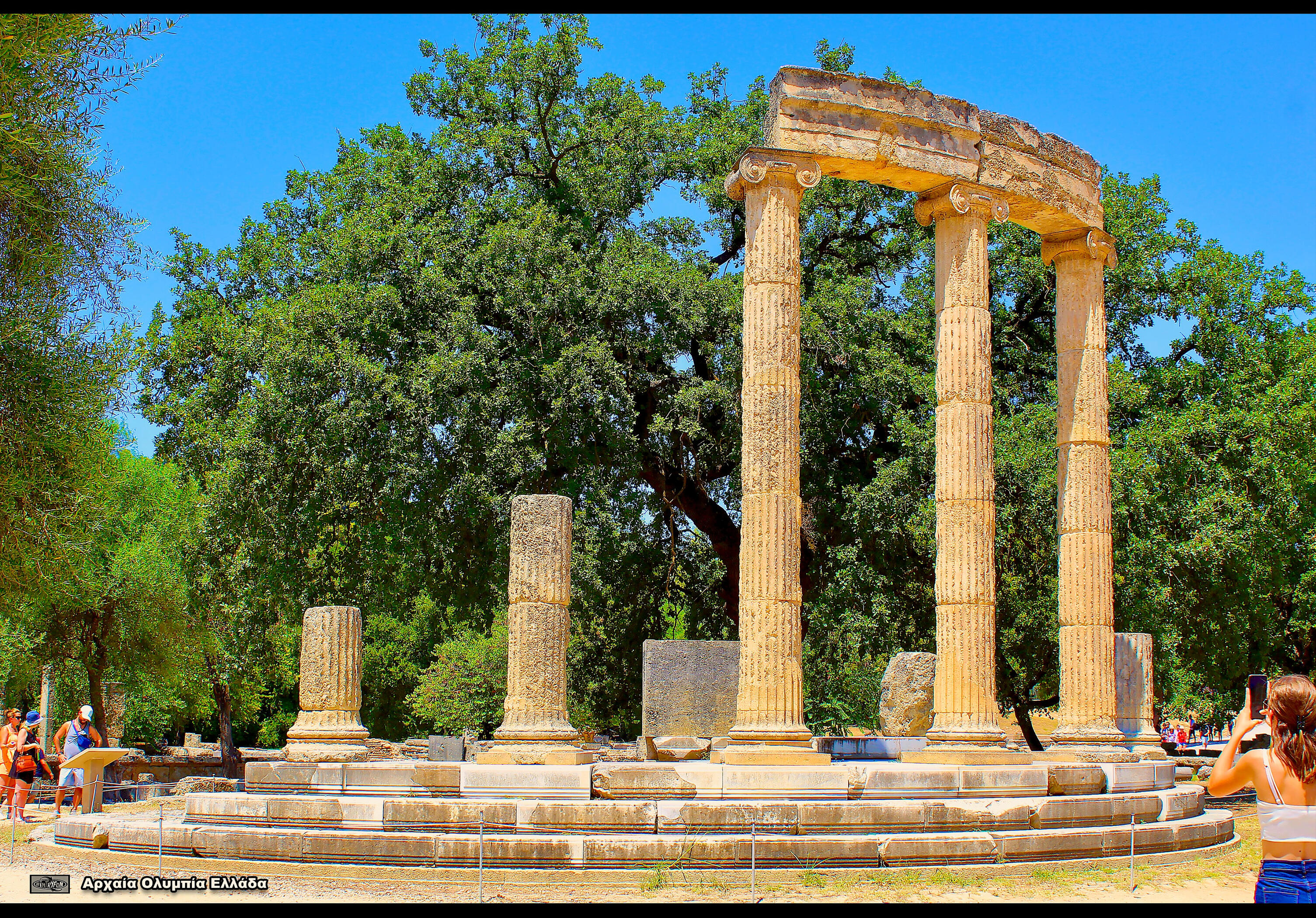 Hi, Chris & Jessa! - Ancient Olympia Philippeion - Greece