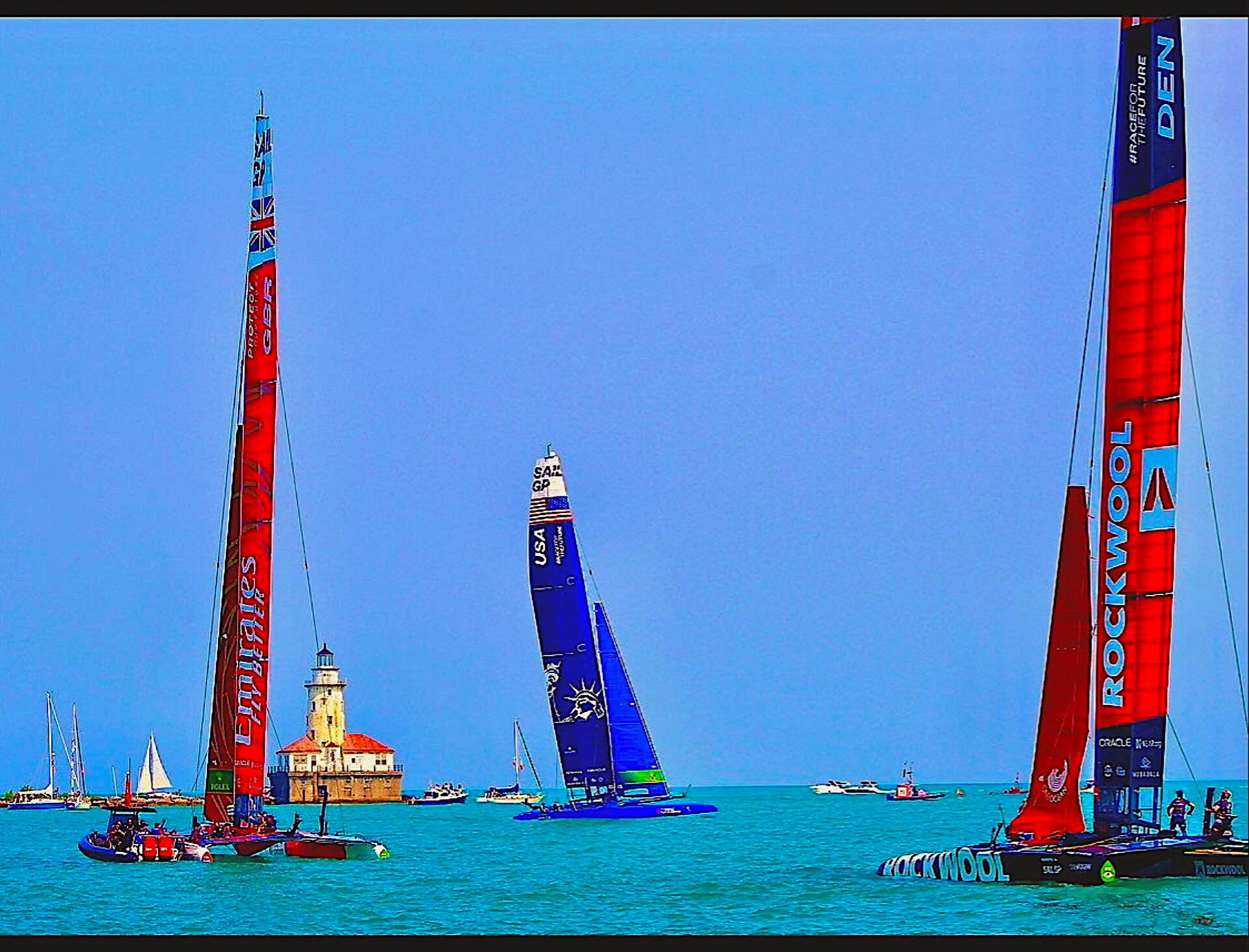 Chicago Sail Boat Grand Prix - Lake Michigan - Chicago, IL.